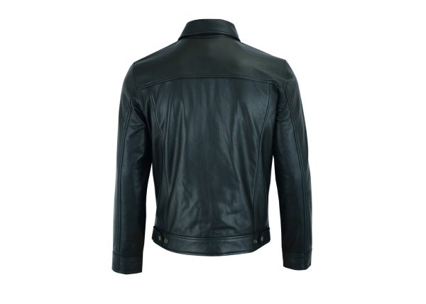 Best Selling Men's Genuine Cowhide Real Leather Jacket Premium Quilted Coat  | eBay